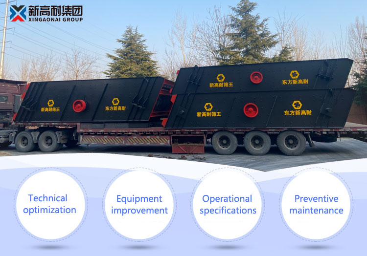 Vibrating screen solution