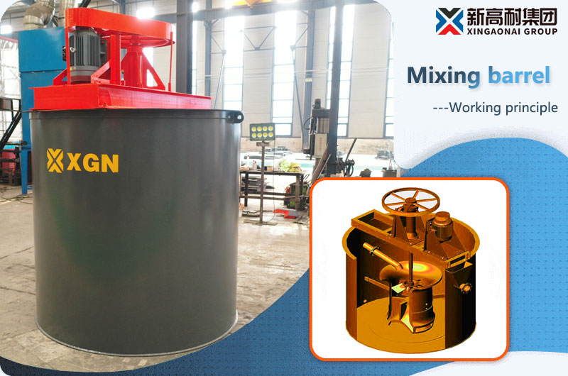 Working principle of mixing barrel